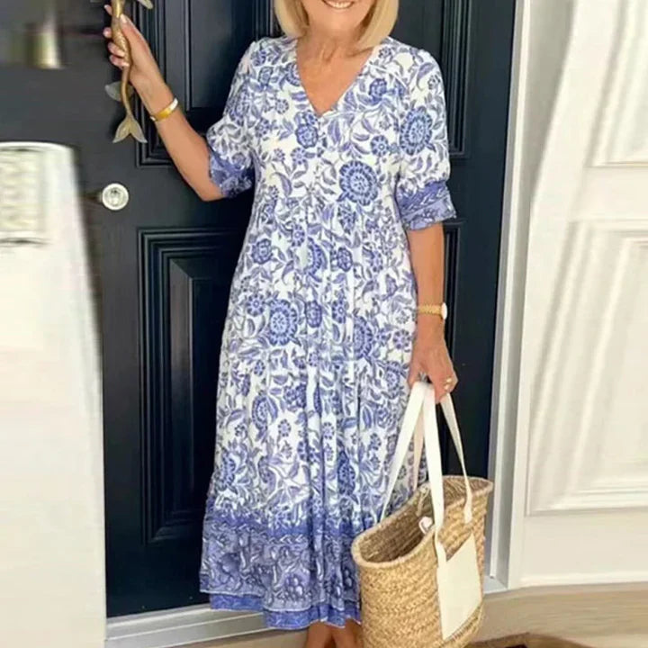 SONIA | DRESS WITH V-NECK