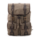 Marcus - Weighted Canvas Travel Backpack