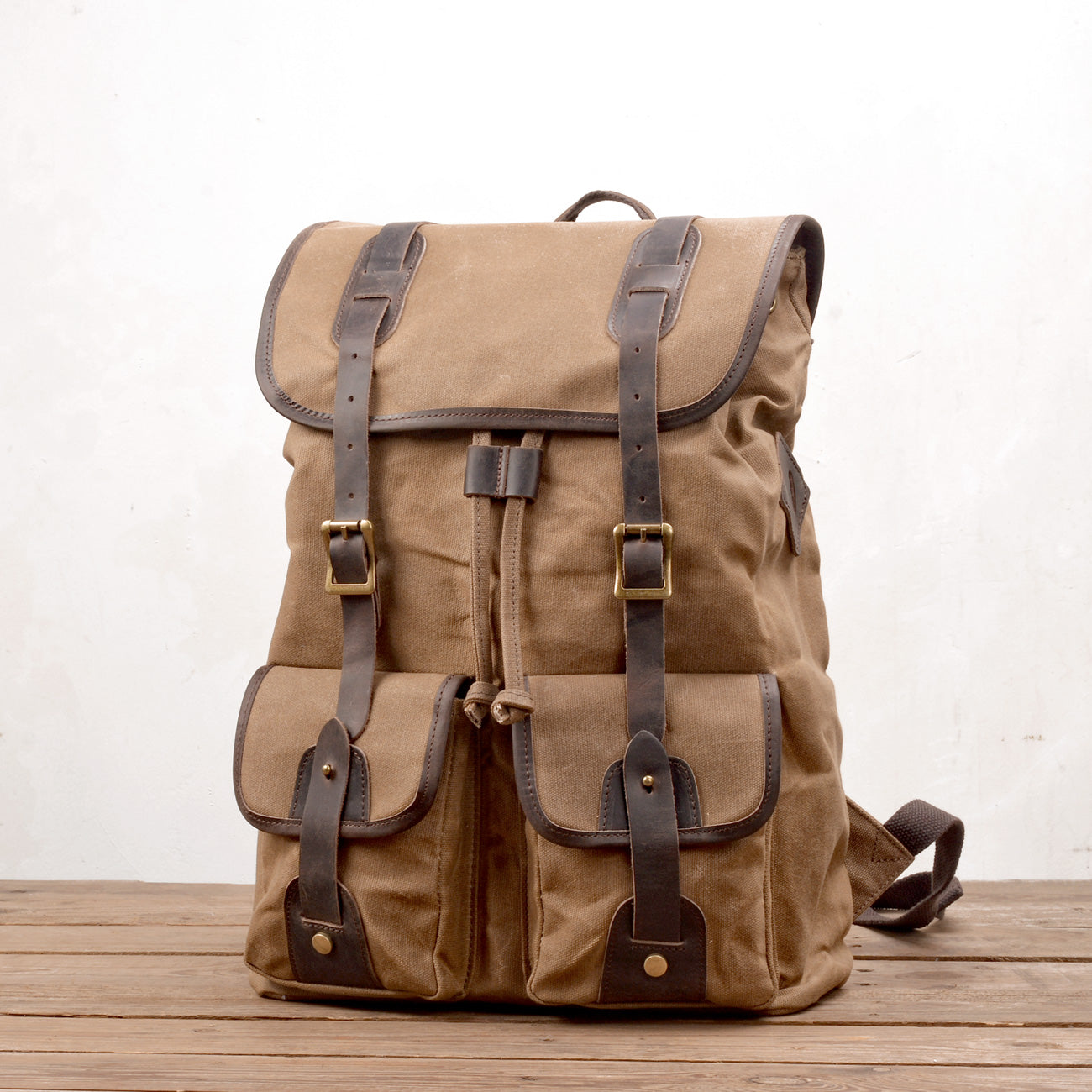 Marcus - Weighted Canvas Travel Backpack