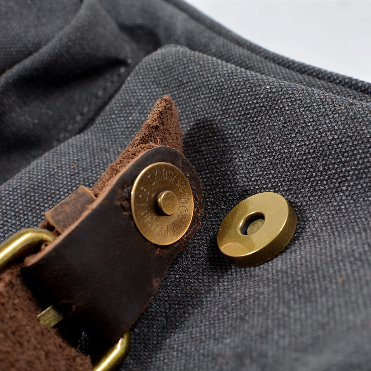 David - Canvas Leather Duffle Bags for Men