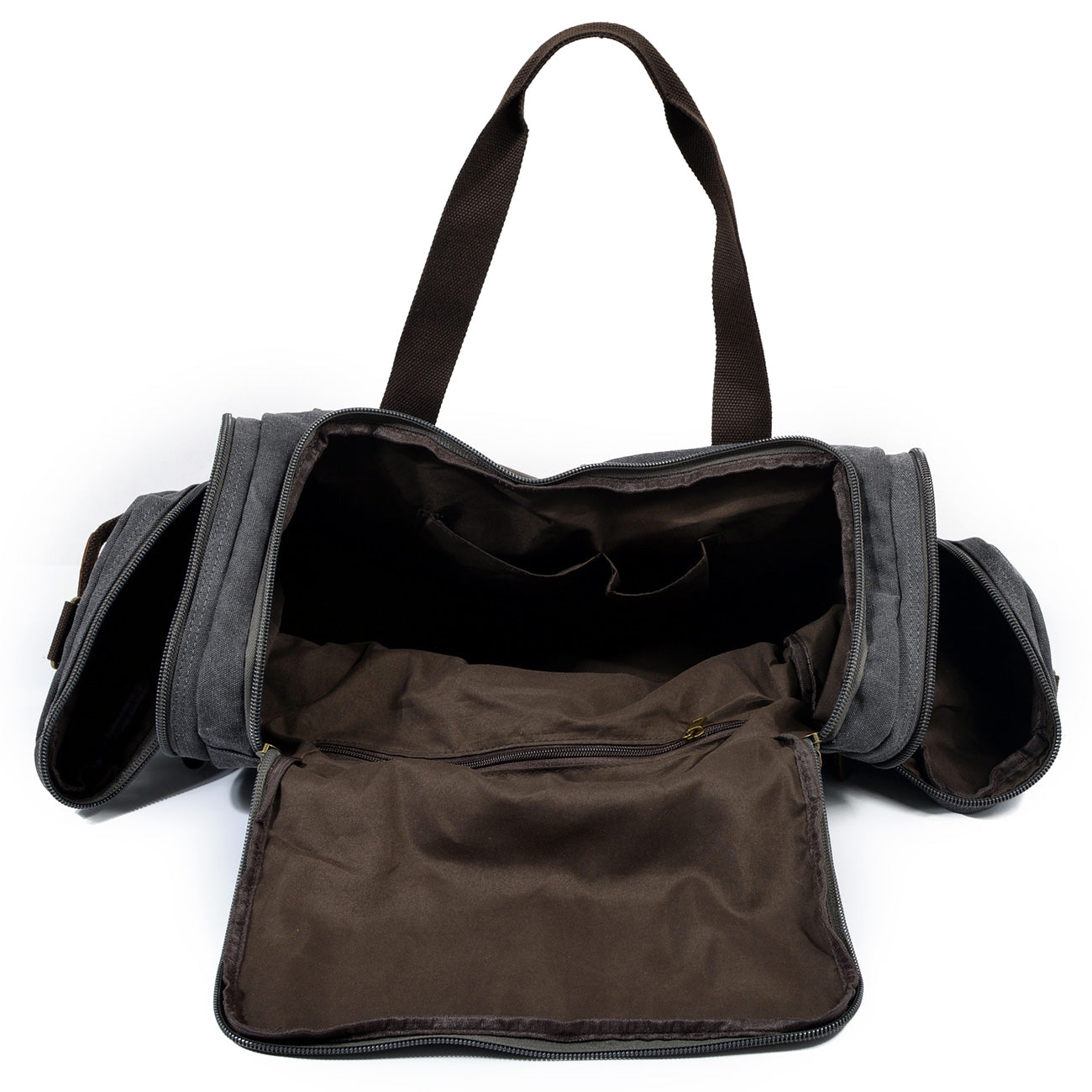David - Canvas Leather Duffle Bags for Men