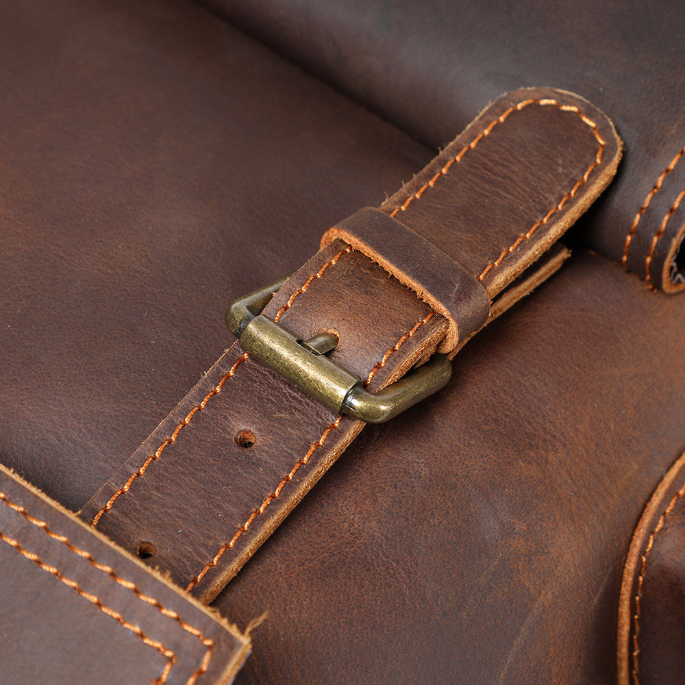 Charles - Men's Leather Laptop Backpack