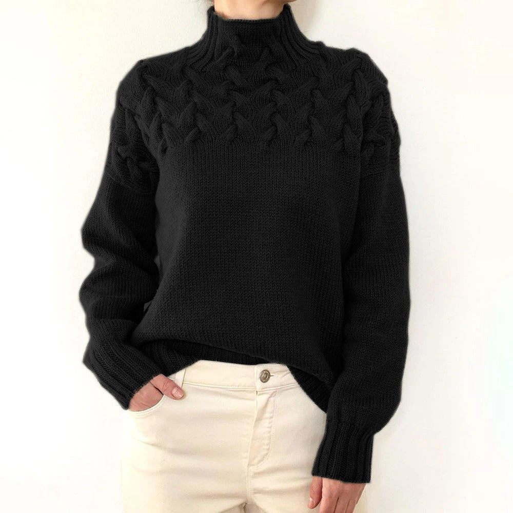 Loretta | Soft and Embracing High Neck Sweater